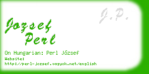 jozsef perl business card